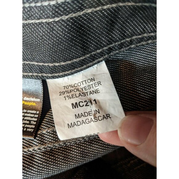McDonalds Brand MC211 Mens 36R 38x33" (31") Work Pants Jeans Black - Picture 6 of 7